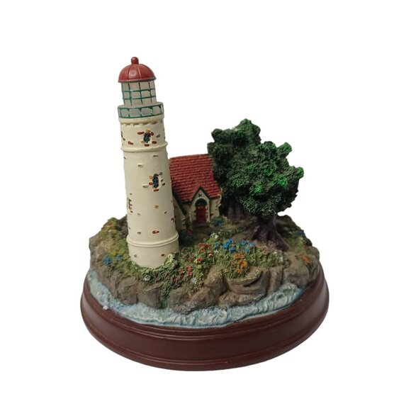 Thomas Kinkade Beacon Of Hope Lighthouse Figurine - Picture 2 of 7